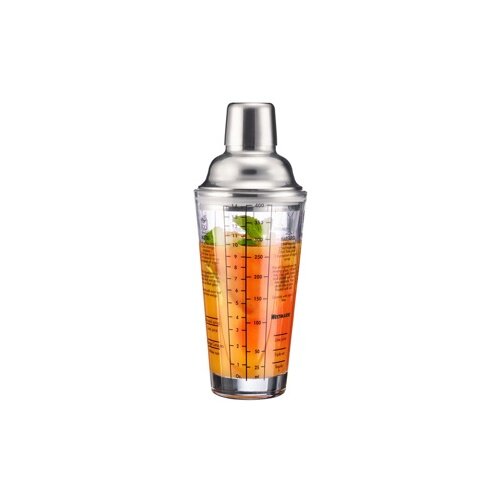 Shaker de cocktailuri Westmark din 3 piese SAM,sticlă / oțel inoxidabil , 400 ml