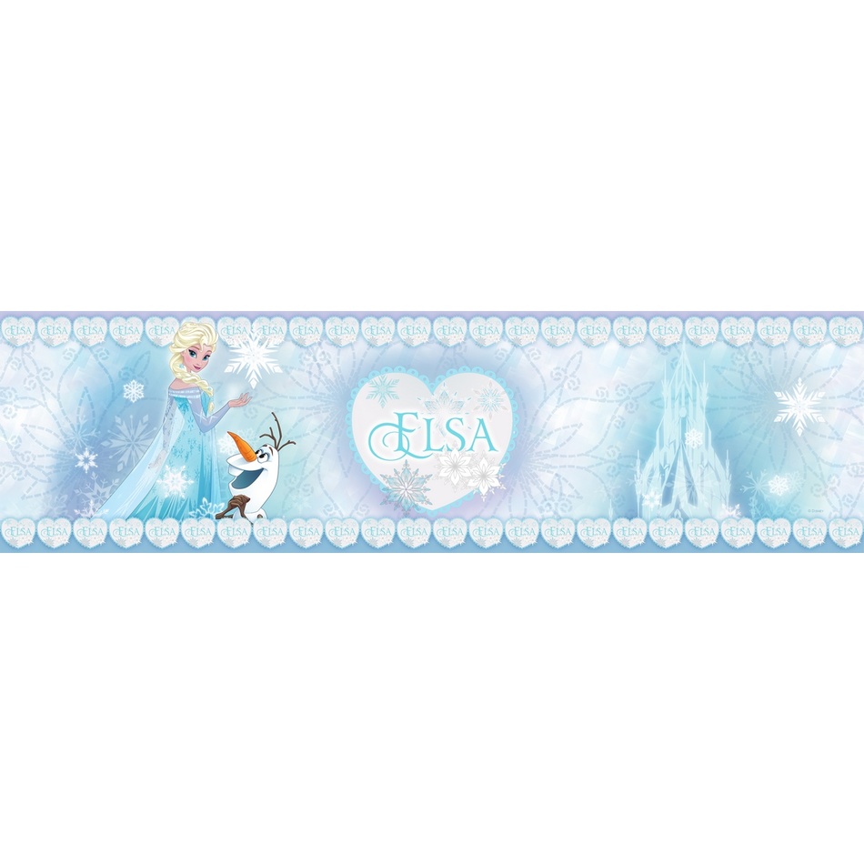 Obrázok AG Design WBD 8088 Disney Frozen Ledové Království, samolepicí bordura do dětského pokoje, 5m x 0,10m