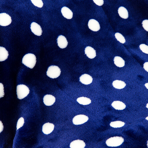 Pătură 4Home Soft Dreams buline albastru, 150 x 200 cm