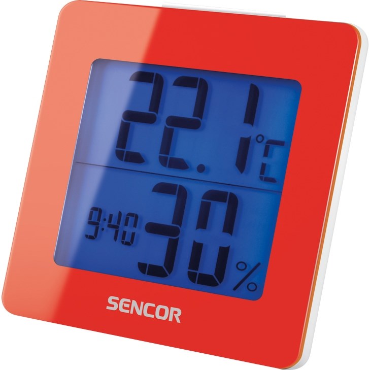 Sencor SWS 1500 RD Teploměr s hodinami