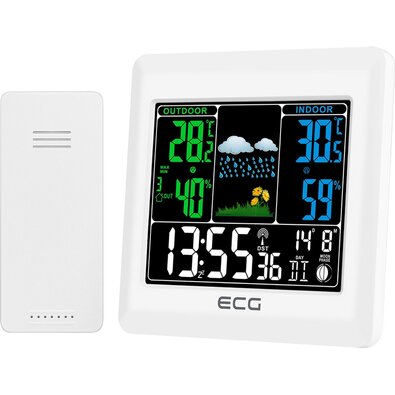 ECG MS 300 White meteorološka postaja, bela