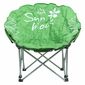 Cattara Camping scaun pliabil Flowers, verde