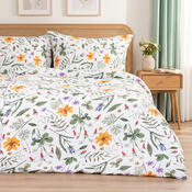 Lenjerie de pat din crep 4Home Wildflower Bliss, 140 x 200 cm, 70 x 90 cm