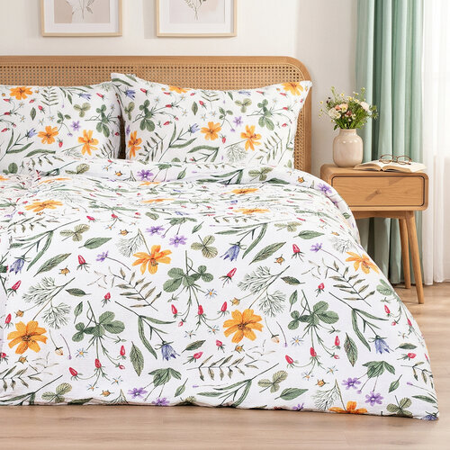 Lenjerie de pat din crep 4Home Wildflower Bliss, 140 x 200 cm, 70 x 90 cm