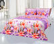 Bavlněné povlečení Liliana fialová, 140 x 200 cm, 70 x 90 cm
