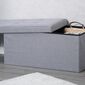 Kesper 15952 Gepolsterte Kommode, Hellgrau, 76 x 38 x 38 cm