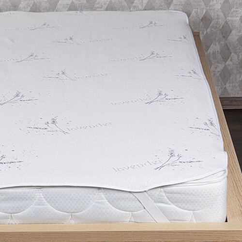 Protecție impermeabilă pentru saltea 4Home Lavender cu elastic ,  90 x 200 cm