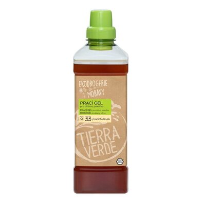 Tierra Verde Prací gél z mydlových orechov pre citlivú pokožku, 1 l
