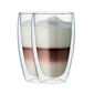 Maxxo „ Cafe Latte“ 2-częściowy zestaw szklanek termo, 380 ml
