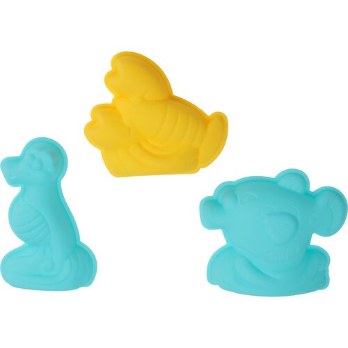 Zestaw zabawek do piasku w walizce, 7 szt., fioletowy