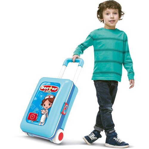 Buddy Toys BGP 3014 Otroški kovček Deluxe doktor,13 kosov
