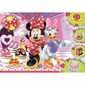 Trefl Glitter Puzzle Minnie i Daisy, 100 elementów