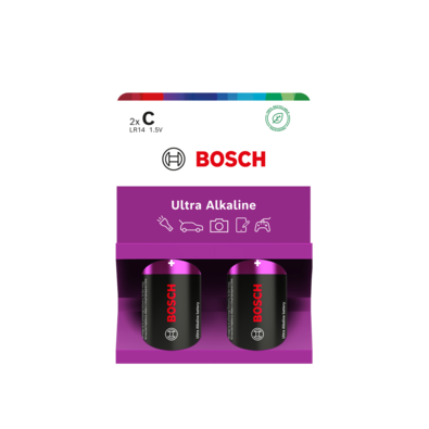 Bosch Baterie C Ultra Alkaline, 2 ks