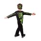 Costum pentru copii Rappa Skeleton neon, mărimea.M