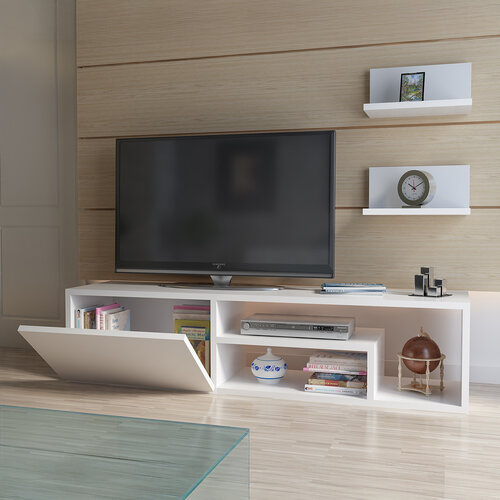 TV-Lowboard Zeplin White