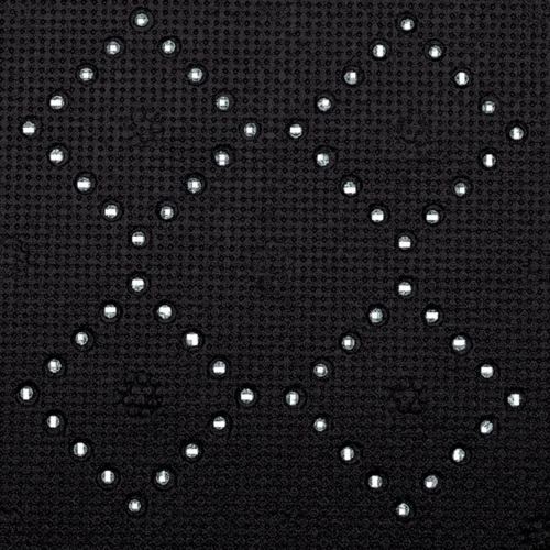 Spirella Rutschfeste Duschmatte ALASKA, schwarz, 55 x 55 cm