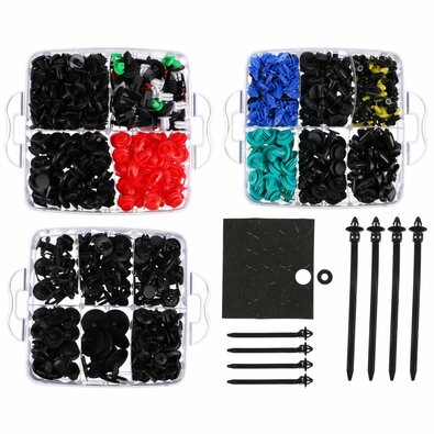 Sixtol Clips, Klammern und Stifte für Polsterung MECHNIC TRIM CLIP SET 700, 700 St.