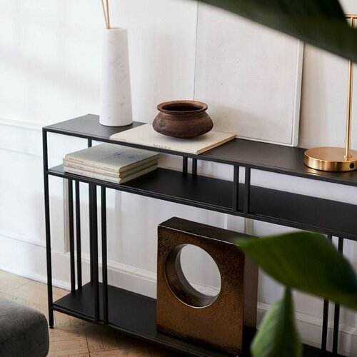 Dekorativer Tisch Venedik Black