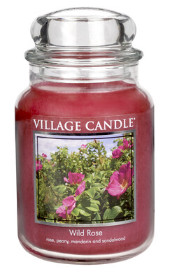 Village Candle Vonná svíčka Divoká růže - Wild Rose, 645 g