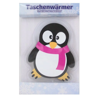 Warmes Gel-Kissen Penguin, Rosa