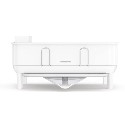Simplehuman Odkapávač na nádobí Compact , jeklo,plastika, FPP, bela