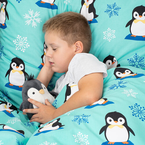 Lenjerie de pat din bumbac pentru copii 4Home Arctic Friends, 140 x 200 cm, 70 x 90 cm