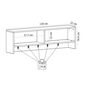 Wandgarderobe Sarandon White