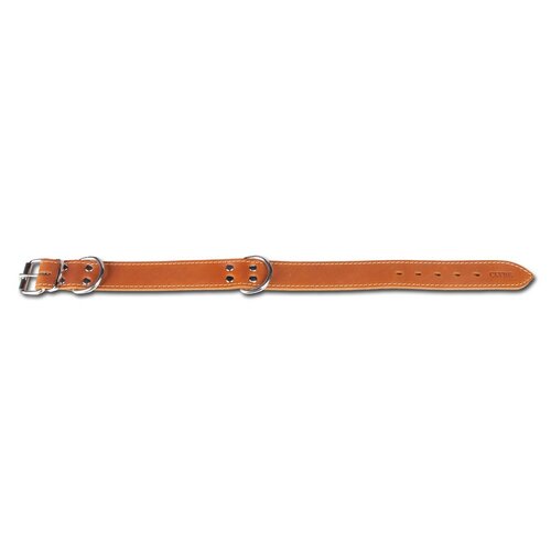Tommi Fettleder Halsband Clyde Cognac, 65 x 4 cm