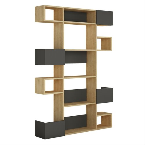Bücherregal Niho Anthracite and Oak