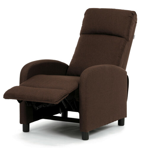 Polohovací křeslo COMFORT, hnědá