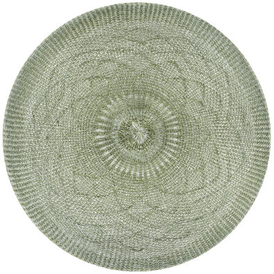 Suport de farfurie Mandala verde, 38 cm