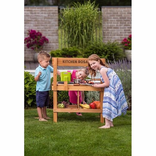 Woody Kinder-Gartenküche Rosalie, 77 x 95 x 34 cm