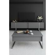 Măsuță de cafea Luxe Anthracite and Silver