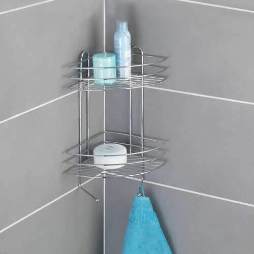 Wenko Rohová chromovaná police Exclusive 30,5 x 23,5 x 43 cm