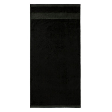Ręcznik kąpielowy bambus Paris czarny, 70 x 140 cm