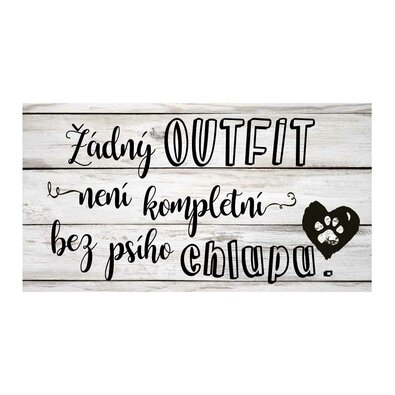 Bohemia Gifts Dekorativni slika - Outfit dlaka