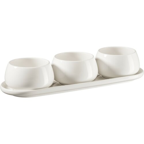 Mäser Servírovacia súprava misiek s podtáckou 4 ks TAYA