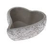 Betonski obal za cvetlični lonec Lace heart siv,18 x 21