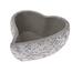 Husă de beton pentru ghiveci Lace heart gri, 18 x21
