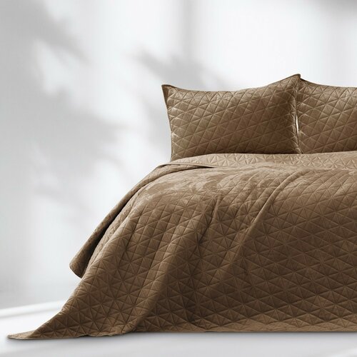 AmeliaHome Prekriv za posteljo Laila capuccino,220 x 240 cm