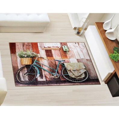 Bellatex Kusový koberec Bicykel 3D, 80 x 120 cm