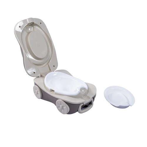 Dolu Detská cestovná nočník, prenosná, sivá, 18,5x 35,5 x 23 cm