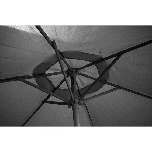 Happy Green Umbrelă de soare cu mâner, gri închis,diametru 230 cm