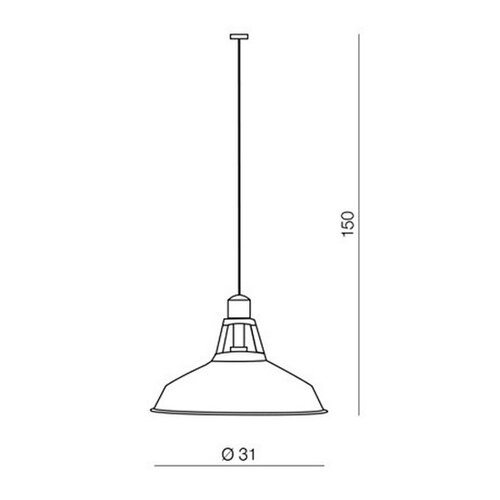 Azzardo AZ1351 závěsné svítidlo New Axel, E27, 1x 60 W, černá