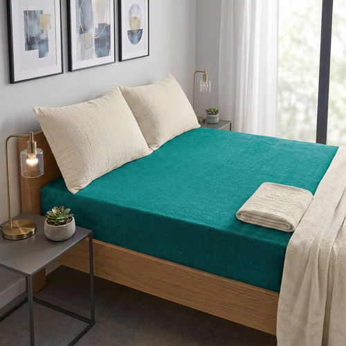 4Home Froté prestieradlo IDEAL smaragdová, 140–160 x 200 cm