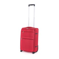 Pretty UP Cestovní textilní kufr TEX15 S, červená