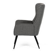 Relaxačné kreslo 315 GREY2, tmavosivá