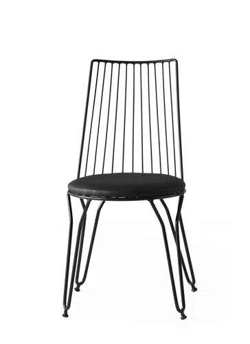 Sada jídelních židlí Ada Black and Black, 2 ks