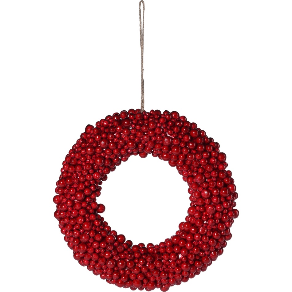 Obrázok Jesenný veniec Red Berries červená, pr. 28 cm