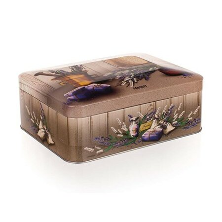 Obrázok Banquet Lavender Plechový box na čaj, 